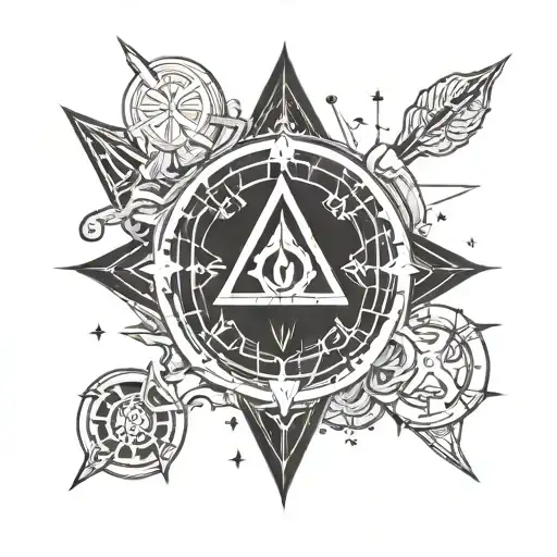 Destiny 2 arcane symbols tattoo design idea