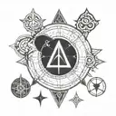 Destiny 2 arcane symbols tattoo design idea