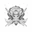 MS dhoni 7 name  tattoo design idea