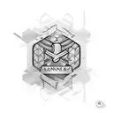 MS dhoni 7 name  tattoo design idea