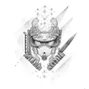 MS dhoni 7 tattoo design idea