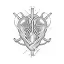 the cardiac conduction system tattoo design idea