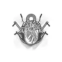 the cardiac conduction system tattoo design idea