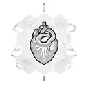 the cardiac conduction system tattoo design idea