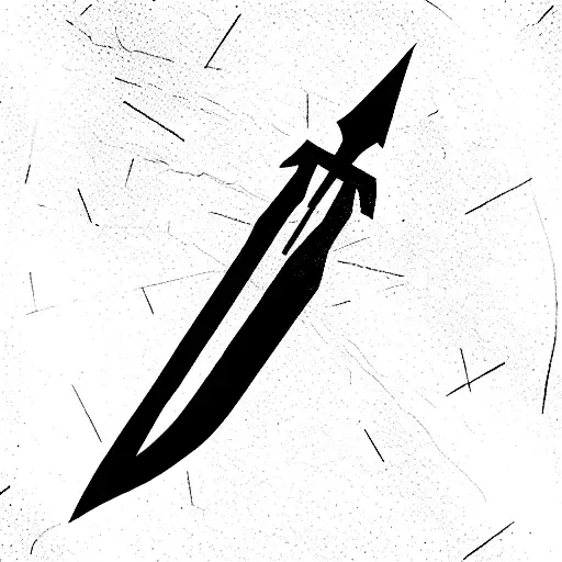 longsword tattoo design idea