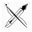 longsword tattoo design idea