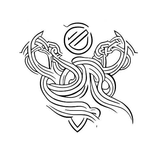 faith with love, hope, strength and bravery tattoo design idea