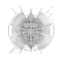 faith with love, hope, strength and bravery tattoo design idea