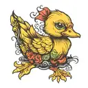 duckling from hell tattoo design idea