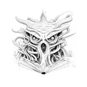 Lovecraft read book tattoo design idea