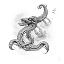 Jörmungandr tattoo design idea
