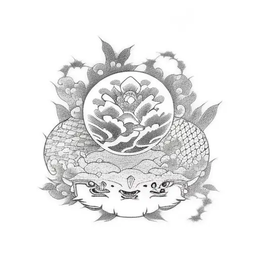 wabi sabi tattoo design idea