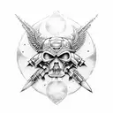 Warhammer 40k Dark Angels Space Marine tattoo design idea