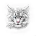 snowfall tattoo design idea