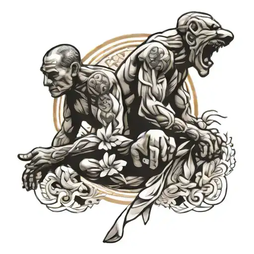 helio gracie tattoo design idea