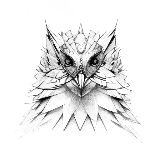  nightingale tattoo design idea
