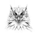  nightingale tattoo design idea