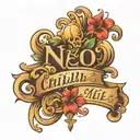 childs name tattoo tattoo design idea