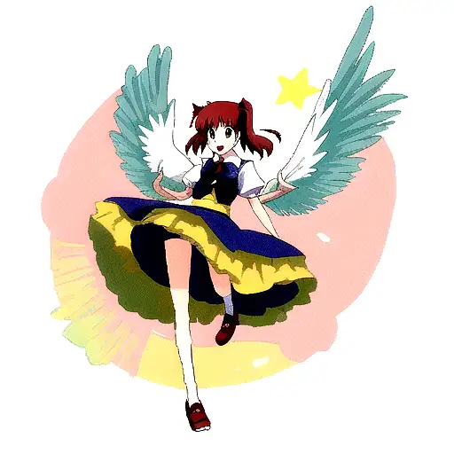 shoes with wings tattoo design idea