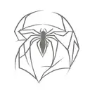 spiderman logo tattoo design idea
