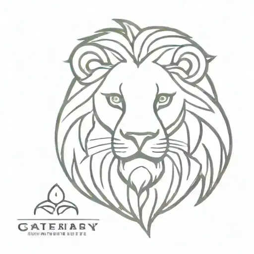 Galatasaray logo and lion tattoo design idea