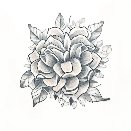 mango apple tattoo design idea