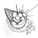 a mango fallen from an apple tree tattoo design idea