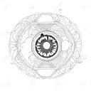 a minimal art with sun and moon in japanese style combining january  1  2002 and july 5 2002 dates tattoo design idea