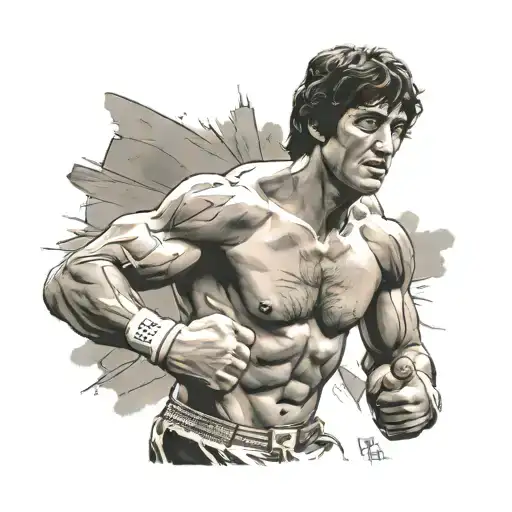 Rocky Balboa tattoo design idea