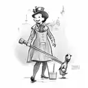 Mary poppins - hardware store  tattoo design idea