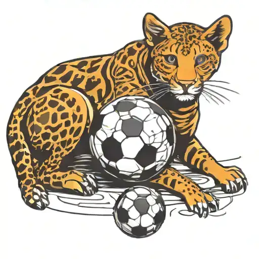 Soccer music construction beatbox animals  tattoo design idea