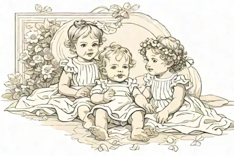 Child names: Maeve & Abel tattoo design idea