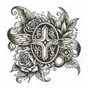 unwound band tattoo tattoo design idea