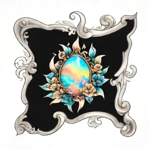 opal  tattoo design idea