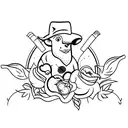 farm tattoo design idea
