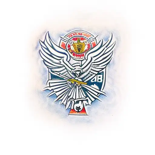 saint michael valerous templary tattoo design idea