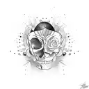 An epilepsy related tattoo which involves a piano tattoo design idea