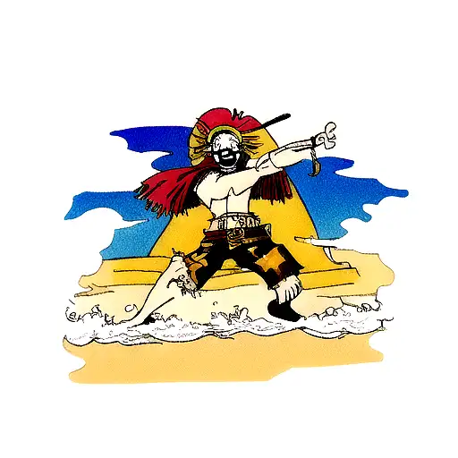 sol dos piratas do sol one piece tattoo design idea