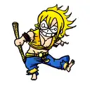 sol dos piratas do sol one piece tattoo design idea