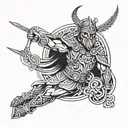 full arm tattoo Nordic + Viking gods, Greek + Spartan gods, Egyptian gods tattoo design idea