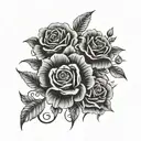 names Landon Logan Raelyn Ezra Malia tattoo design idea