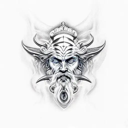 Entry 9 by SherryD45 for Poseidon vs Kraken Sleeve Tattoo Design   Freelancer