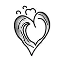 Crying Heart tattoo design idea