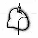 Crying Heart tattoo design idea