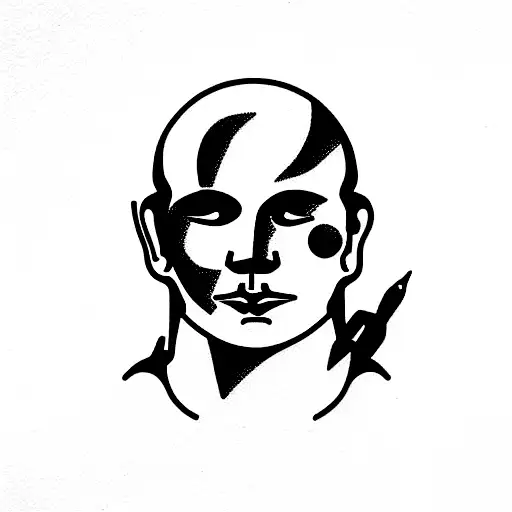 Yuri Gagarin  tattoo design idea