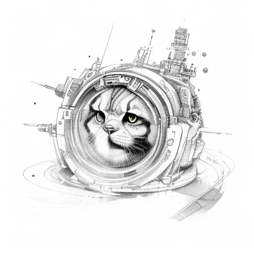 Yuri Gagarin  tattoo design idea