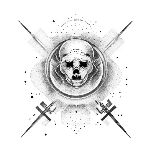 Yuri Gagarin  tattoo design idea