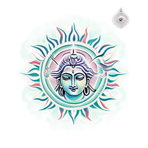 Shiva , Parents , Sun tattoo design idea
