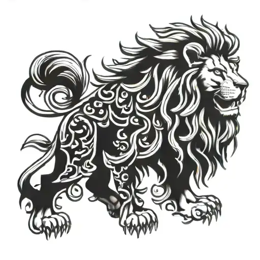 Czech lion tattoo tattoo design idea