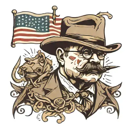 teddy roosevelt tattoo design idea